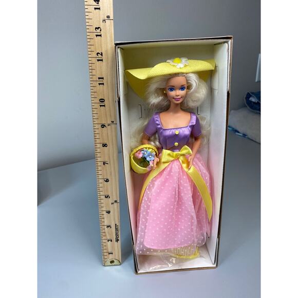 Vintage Mattel Spring Bloom Barbie 1995 Exclusive Blonde Special Edition - Picture 4 of 8